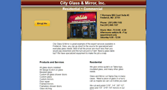 Desktop Screenshot of cityglassandmirror.com