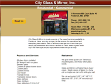 Tablet Screenshot of cityglassandmirror.com